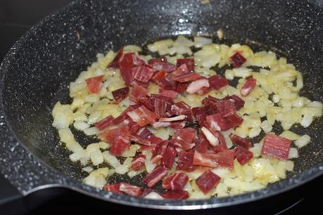 Tirabeques con Jamón