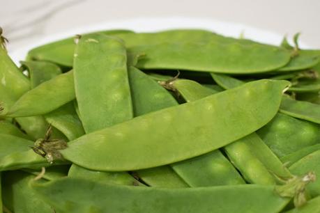 Tirabeques con Jamón