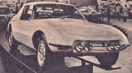 Abarth 1000 Coupé Speciale, un concept car de Pininfarina de 1965