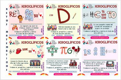 JEROGLÍFICOS - DÍA DEL MAESTRO Desafío matemático, Reto matemático, Problema matemático, Acertijo visual, Reto visual, Jeroglíficos, Jeroglíficos con solución, Día del Profesor