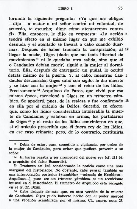 EL MITO DE GIGES SEGÚN HERÓDOTO