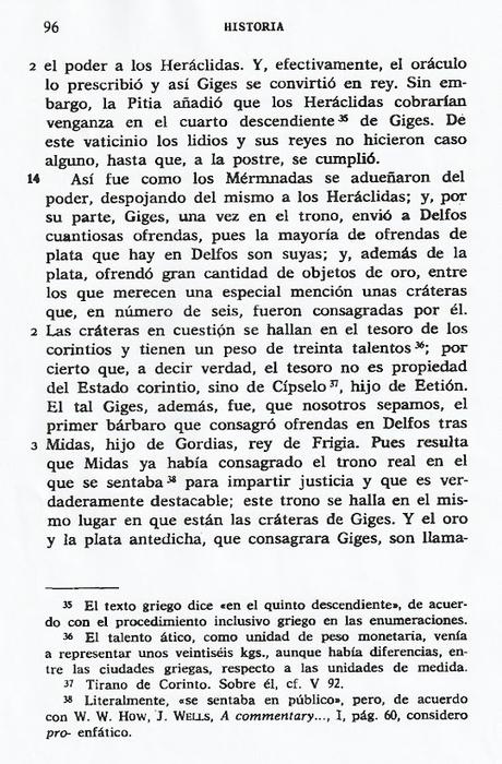 EL MITO DE GIGES SEGÚN HERÓDOTO