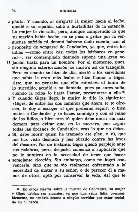 EL MITO DE GIGES SEGÚN HERÓDOTO