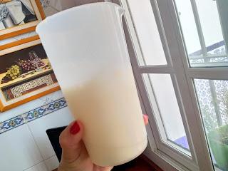 GAZPACHUELO FRíO CON PEPINO Y TOMATE  AL ESTILO DE ALMERIA