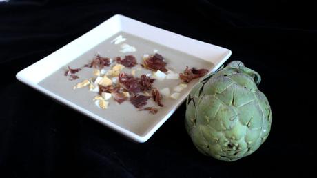 crema de alcachofas