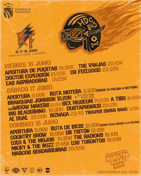 Horarios del HDC Rockin Fest, gratis en junio en Fuenlabrada
