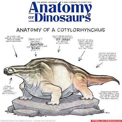 La anatomía de criaturas del pasado vista por Dave Kellett (II)