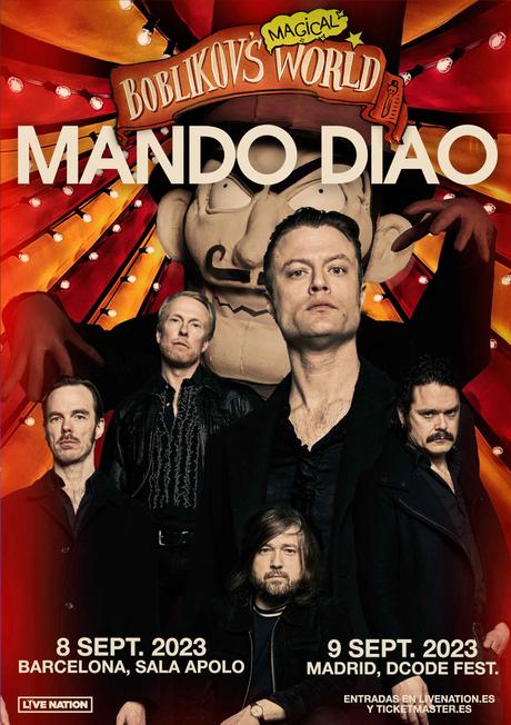 Mando Diao: conciertos en Barcelona y Madrid