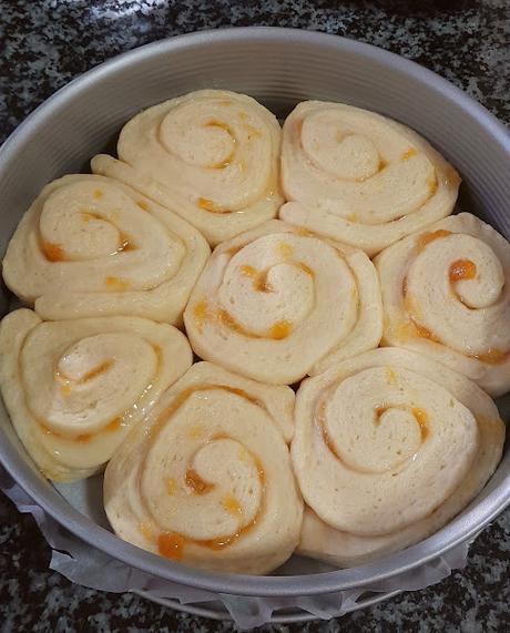 Torta delle rose - Tarta rosas de brioche