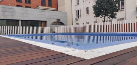 Tarima Exterior IPE Piscina - Lijado, reparación y aceitado