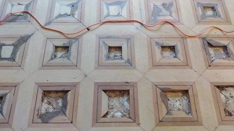 Restauracíon roble macizo (Suelo original Antiguo Casino de Zaragoza)