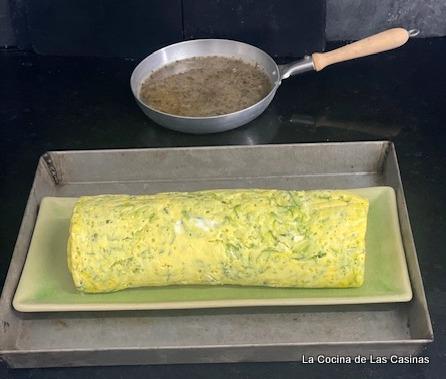 Rollo de Calabacín, Jamón, Queso y Pesto de Pistachos #HomenajeBlog