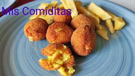 CROQUETAS LÍQUIDAS DE CALDITO DE PINTARROJA