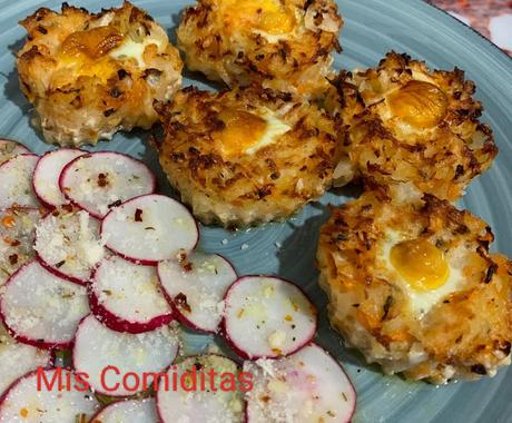 NIDOS DE PATATAS Y ZANAHORIAS