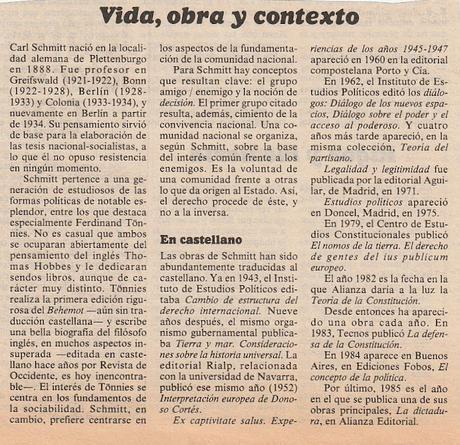 HABERMAS ESCRIBE SOBRE SCHMITT (1986)
