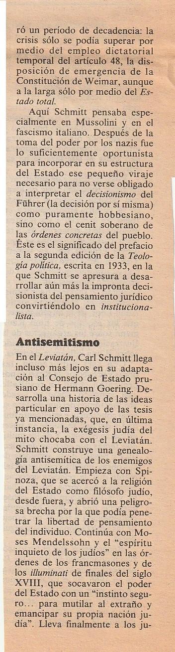 HABERMAS ESCRIBE SOBRE SCHMITT (1986)