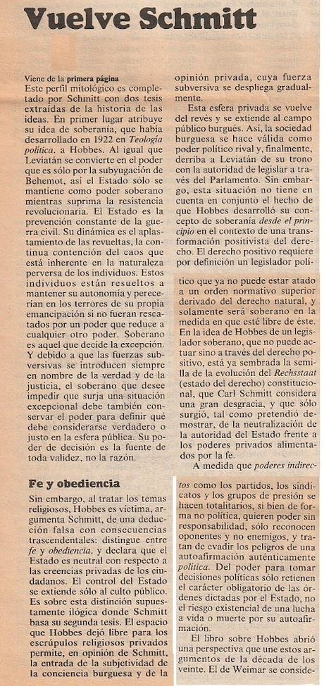 HABERMAS ESCRIBE SOBRE SCHMITT (1986)