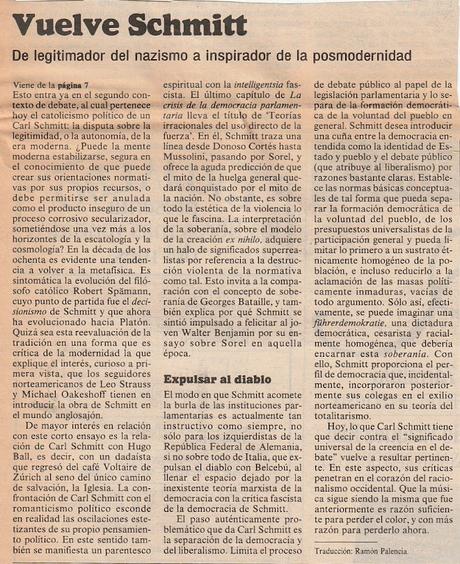 HABERMAS ESCRIBE SOBRE SCHMITT (1986)