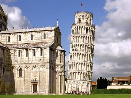 15 atracciones turísticas mejor valoradas en Italia Torre inclinada de Pisa