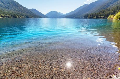 11 mejores lagos en Washington Lake Crescent en el Parque Nacional Olympic