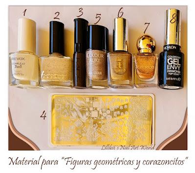 Figuras geométricas y corazoncitos