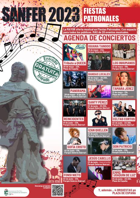 Fiestas de San Fernando de Henares 2023: conciertos