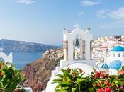 datos interesantes sobre iglesia cúpula azul Santorini, Grecia