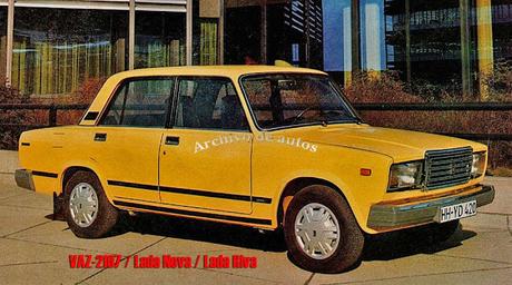 El Lada Laika estaba basado en el Fiat 124 y no en el Fiat 125