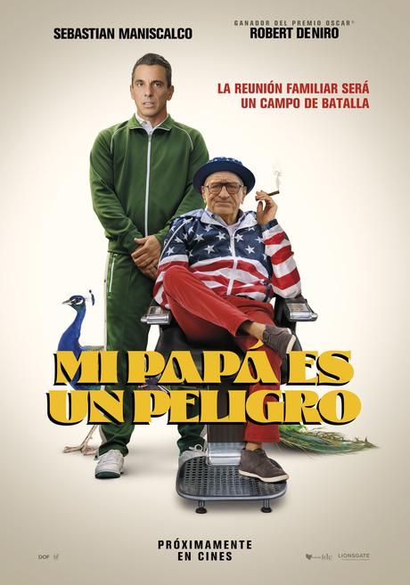 Comedia familiar reúne a Robert De Niro con Sebastián Maniscalco Mi papa es un peligro Afiche