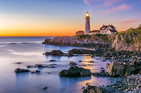 Faro de Portland en Cape Elizabeth