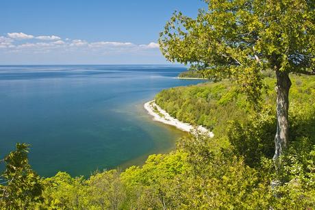 Sven's Bluff, Península State Park, Wisconsin.
