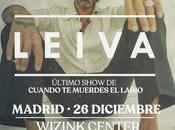 Leiva anuncia gira WiZink Center Rubén Pozo telonero