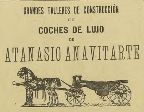 Santander 1901: Taller de coches de lujo Anastasio Anavitarte