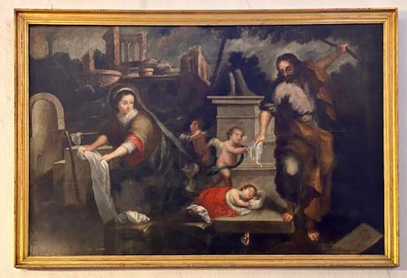 La iglesia de San Juan de la Palma (14): los cuadros de la nave de la Epístola.