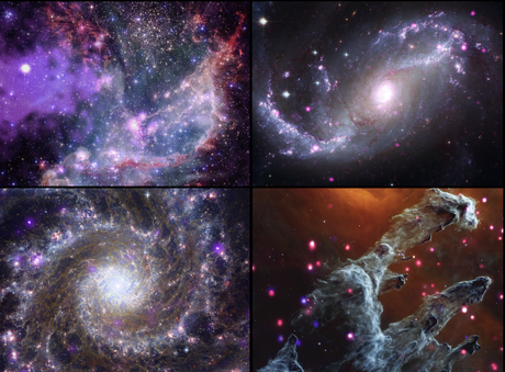 Chandra y Webb se combinan para obtener vistas impresionantes