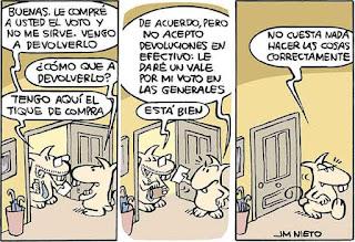 De las elecciones del domingo próximo