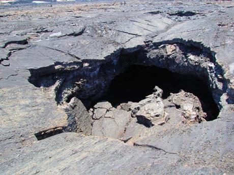 Túneles de lava. Hawai