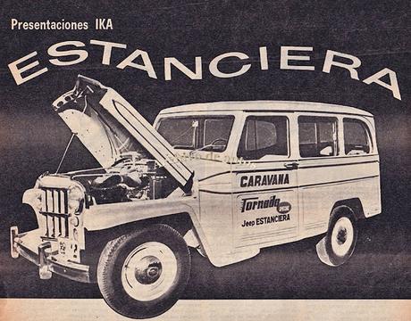 Estanciera y Gladiator con motor Tornado presentadas en 1965