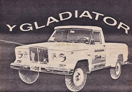 Estanciera y Gladiator con motor Tornado presentadas en 1965