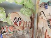 Libro desplegable sobre santa Teresa: tesoro papel