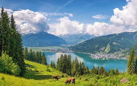 12 mejores caminatas en Europa Vista sobre el idílico lago Zeller y Zell am See