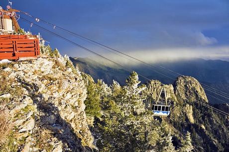Tranvía en Sandia Peak