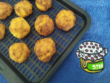 Bocaditos de coco en airfryer Bocaditos de coco en airfryer