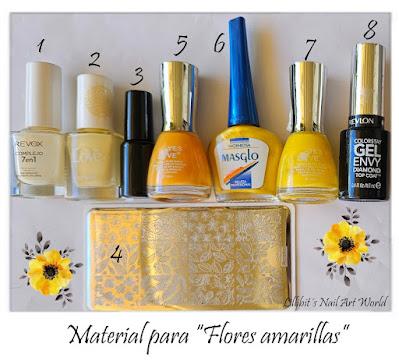 Reto Uñitas Unidas mayo 2023: Flores amarillas