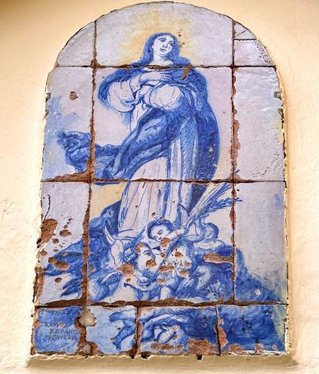 La iglesia de San Juan de la Palma (22): otros retablos cerámicos.