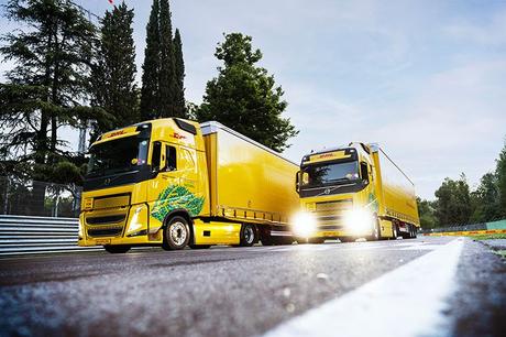 DHL lleva la logística ecológica al siguiente nivel junto con Fórmula 1®, lanzando la primera flota de camiones propulsada por biocombustible