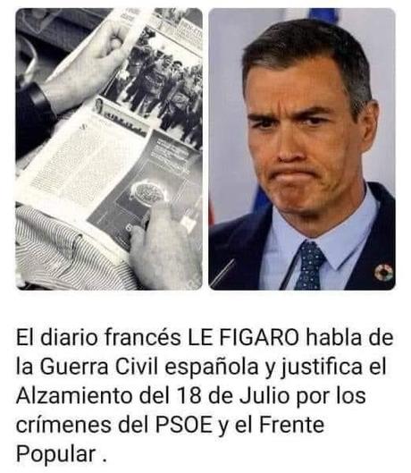 El sanchismo está llevando a España hasta el peligro de otra Guerra Civil