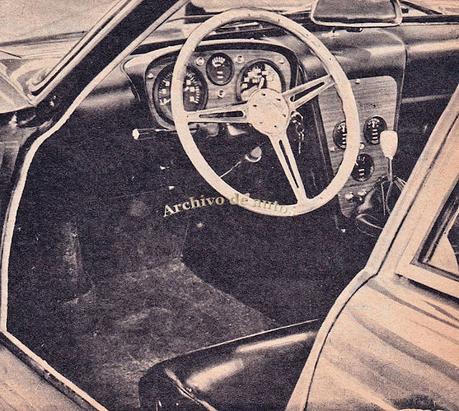 Tablero del De Tomaso GT 1500 carrozado por Fissore en 1965