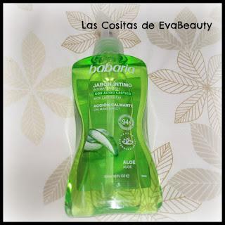 Jabón íntimo calmante con aloe vera Babaria Babaria, jabón íntimo, calmante, aloe vera, higiene, beauty, belleza, Babaria, blog de belleza, marvimundo, compras, haul