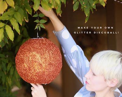 Tutorial: Una lámpara muy glitter Tutorial: Una lámpara muy glitter